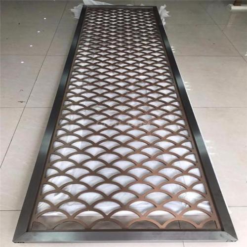 不锈钢板激光镂空屏风