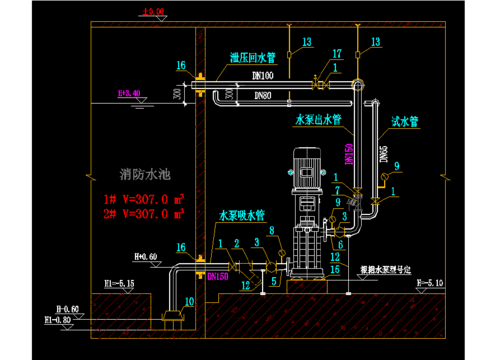 立式消防水泵安装图文说明