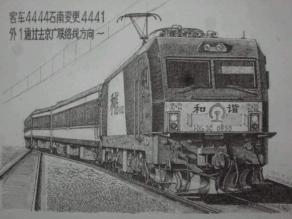 这10张素描的火车,击中了99%大学毕业生的泪点