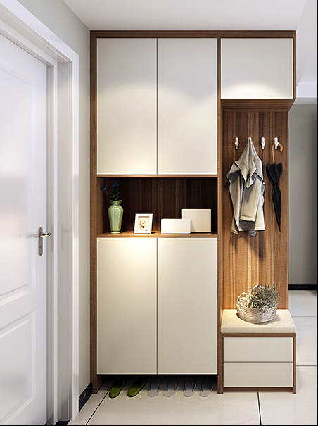 与购买鞋柜相比,定制鞋柜的空间利用率提高了;但是,定制鞋柜的价格会