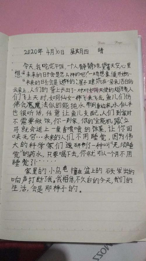 我手写我心 ——四年级六班百字作文