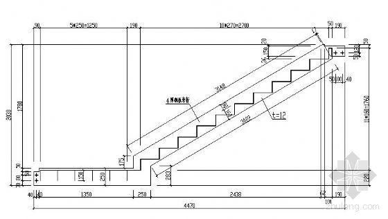 [分享]两跑钢结构楼梯资料免费下载