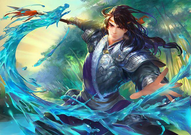 三国杀-赵云, hu mengyin : 三国杀-赵云 by hu mengyin on art