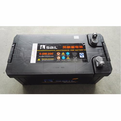 风帆6qw200蓄电池12v200ah蓄电池发电机电瓶免维护蓄电池船舶蓄电池