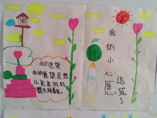 我有一个美好愿望手抄报手抄报版面设计图