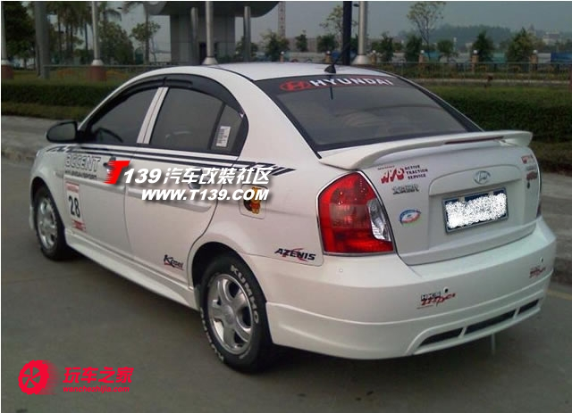 雅绅特拉风改装晒图片