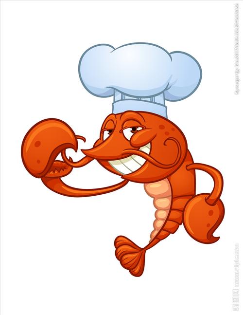 卡通小龙虾图片