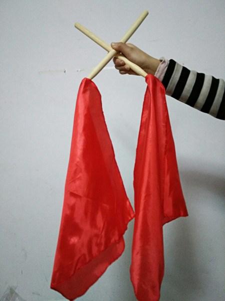 [艾米特精品铺] 道具舞蹈用品绸带 舞蹈红绸腰鼓棒广场舞鼓动天地春英
