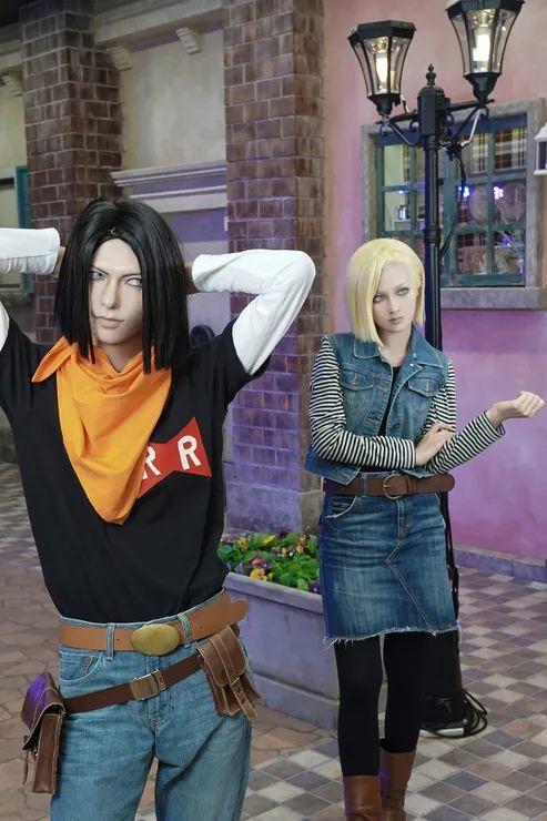cosplay!龙珠z-人造人17号@武田 日本明星气质小哥哥帅气