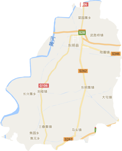 东明县电子地图