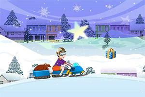 新年雪橇车