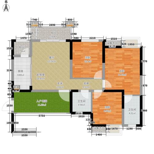 香江华府105.92㎡c2,c4,d2,d4户型图户型-副本