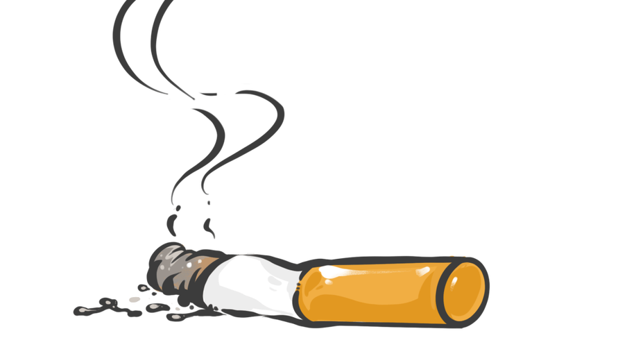 烟头=火源,必须踩灭!