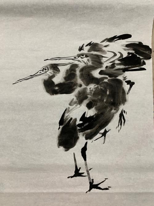 怎样画鹭鸶(五)—北京市东城老年大学翎毛走兽画班2017级第五学期