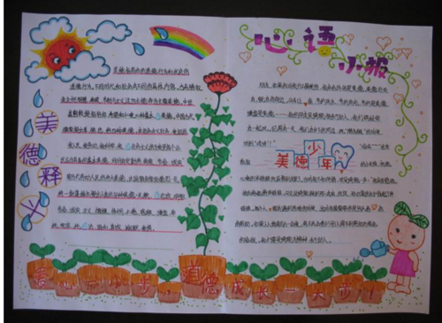 文明美德手抄报