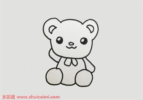 可爱动物简笔画怎么画彩色