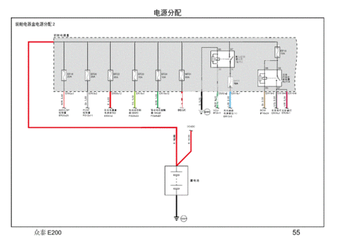 2016年众泰e200电路图 06-电源分配.pdf