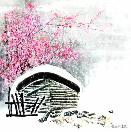 国画中最美的春雪!