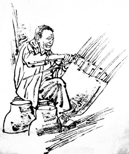 竹编简笔画