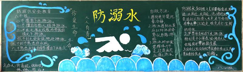 manbetxvip我校开展防溺水主题黑板报评比活动
