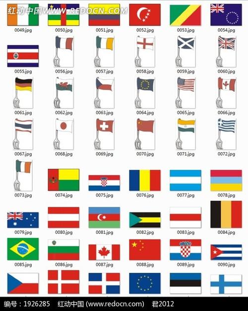 世界国旗-加拿大等国旗