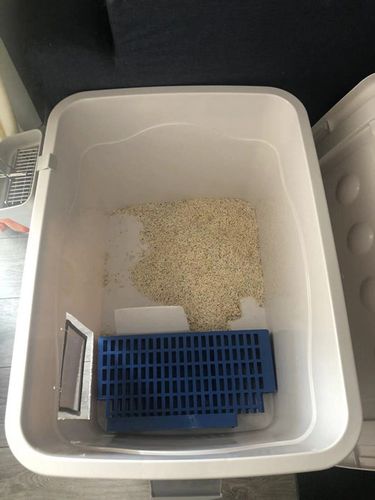 讨论收纳箱整理箱diy自制带通道猫砂盆猫厕所详细