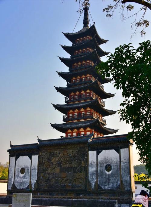 上海松江醉白池,方塔公园秋意正浓