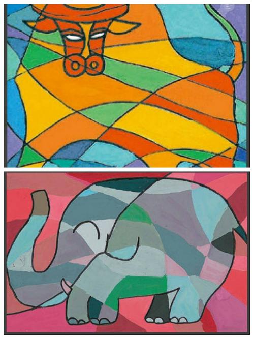 (道北小学.五年级美术)第九课《色彩的纯度》