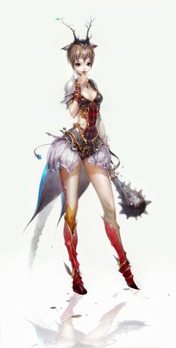 (cg插图&游戏原画)暴躁小loli ^o^ 网络收集 美女 炫酷 游戏 角色