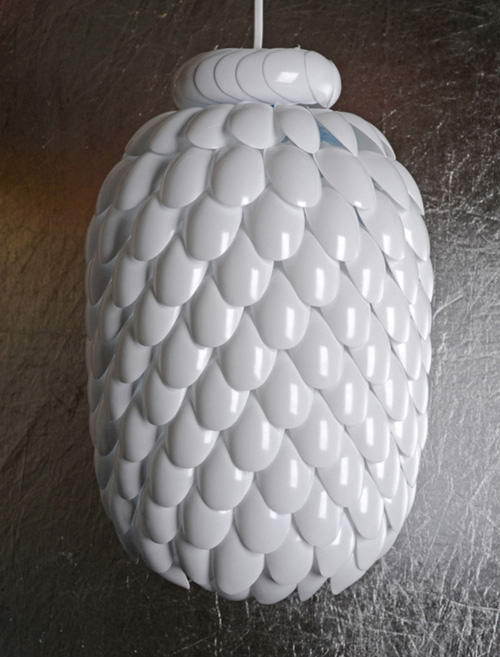废物利用:一次性勺子怎么做灯罩(图文教程)