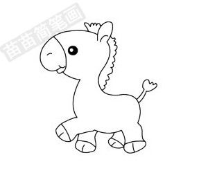 斑马简笔画图片大全,教程