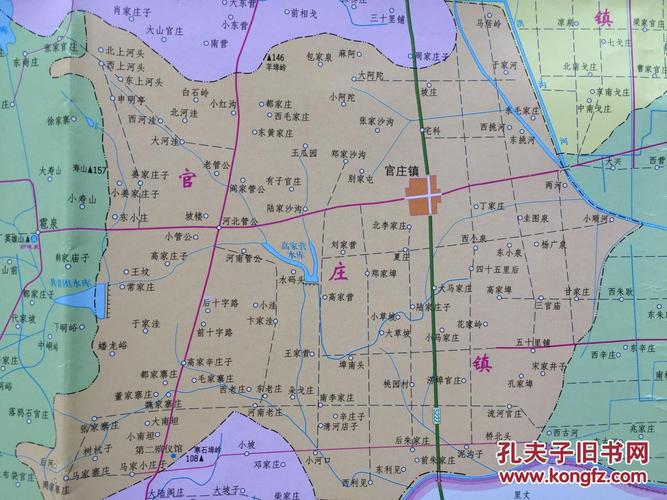 安丘市政区图全开安丘政区图安丘地图安丘市地图2007年