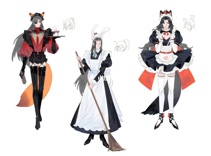 是什么让墨家三攻同时女装?_女装_表情包_墨香三部曲