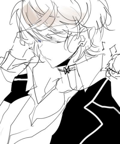 简笔画自制线稿 | 魔鬼恋人 | 逆卷修q版 | 同时放原图可根据原图在描