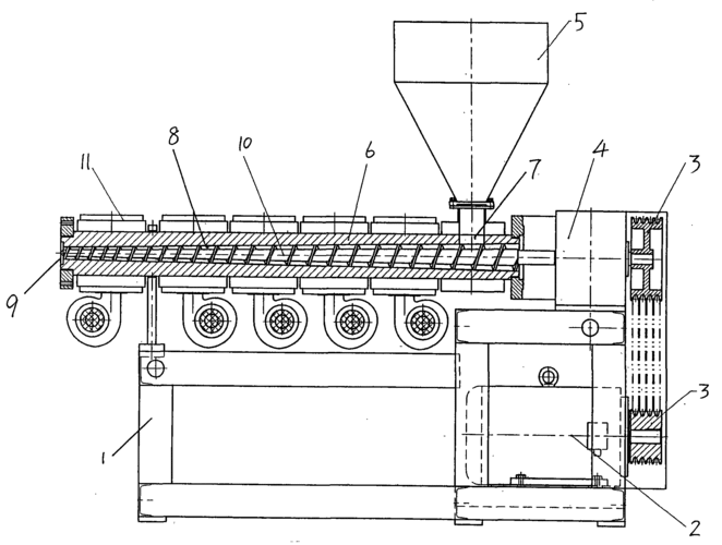 cn201189717y_一种锥型单螺杆挤出机失效