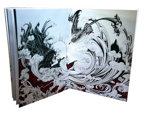 山海经 唯美插画图文插画版 陈丝雨绘孙见坤注 创意动漫 视觉艺术设计