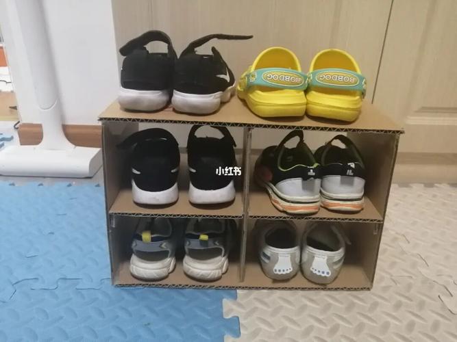 废弃纸板箱diy_diy_鞋架_diy_兴趣爱好_手工