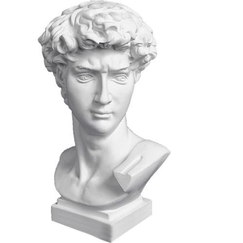 小大卫石膏头像美术教具素描雕塑模型婚礼摄影装饰摆件艺术品雕像