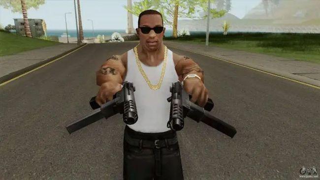 gta圣安地列斯的那个弱鸡cj才最像真实的我们