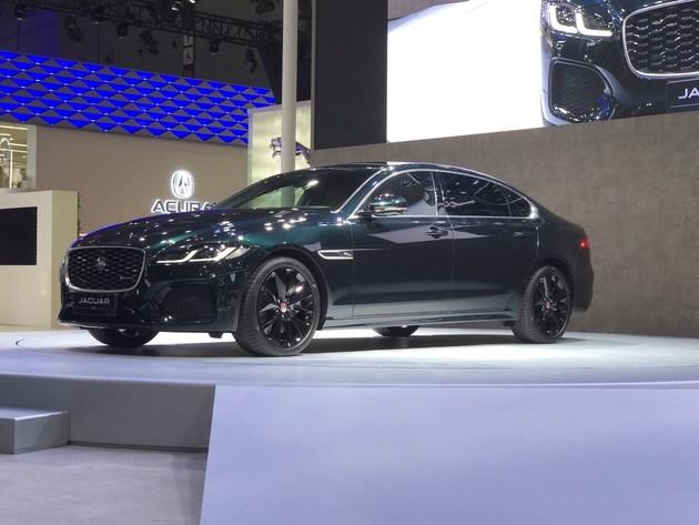 2021上海车展捷豹xfl中期改款车型亮相