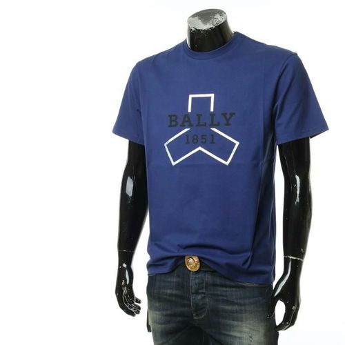 bally 巴利印花logo男士圆领短袖t恤