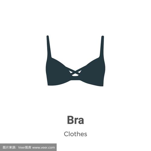 衣服,胸罩,符号,平坦的,计算机图标