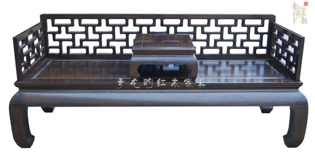 青龙韵仿古实木罗汉床榻c023