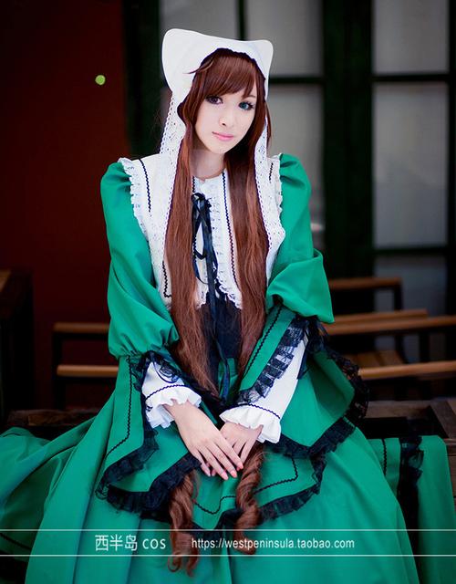 蔷薇少女 翠星石cos服 现货 cosplay服装定做