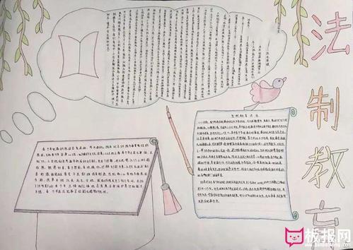 道德与教育手抄报 禁毒教育手抄报