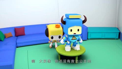 益智6-7-8-9-10岁男孩百变布鲁可小队布鲁克布布警车鼻子和布鲁克bizi