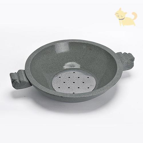 石锅鱼专用石锅石头锅天然饭店用青石锅网红纯石头锅