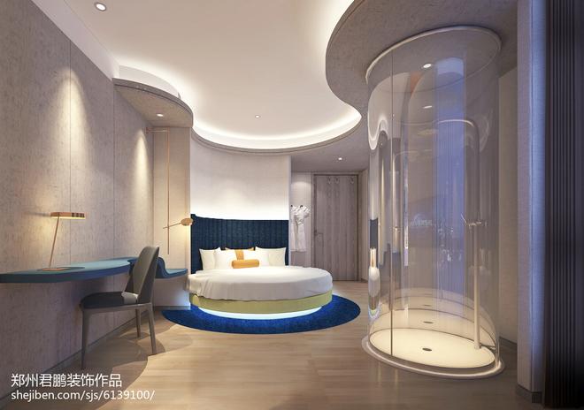 10000万元酒店空间6800平米装修案例_效果图 - 驻马店商务酒店设计
