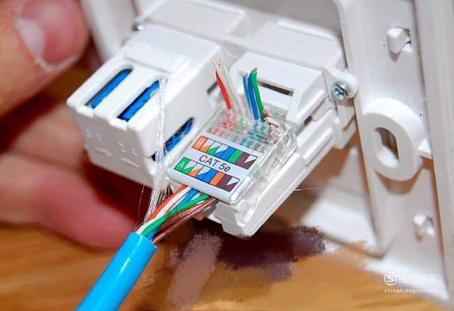 网线插座接线方法