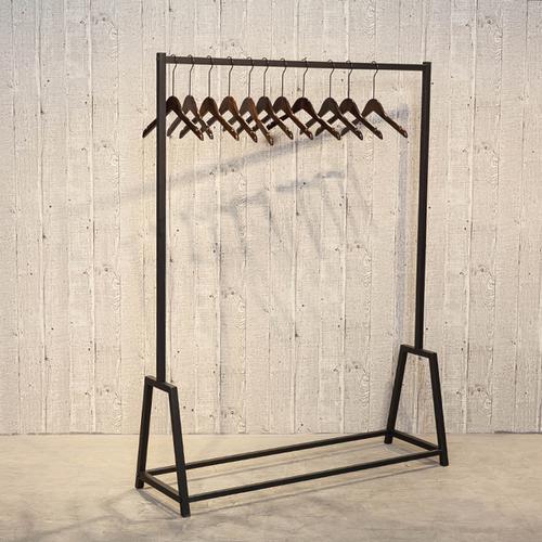 服装店衣架展示架落地式中岛架男女装店货架童装上墙复古衣服架子